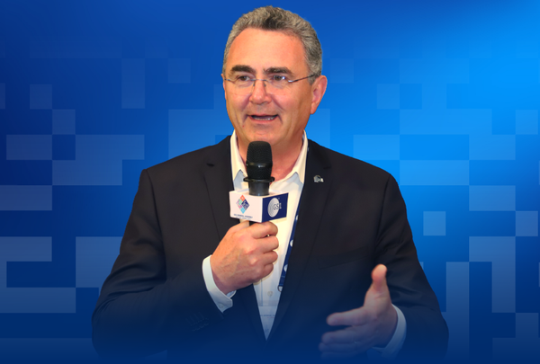 Renaud de Barbuat, Presidente e CEO di GS1, all'Assemblea Generale di GS1 a Mumbai