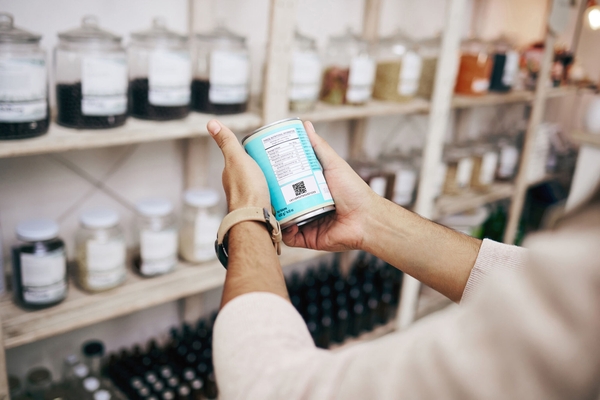 QR codes con data di scadenza sui prodotti