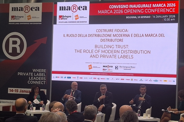 Convegno di apertura di Marca by BolognaFiere & ADM